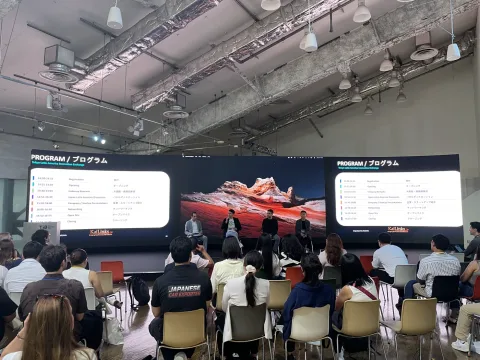 A KaiLinks business and innovation panel at Tokyo Innovation Base