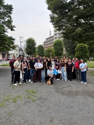 Guatemalan delegation during an academic and innovation exchange in Tokyo
